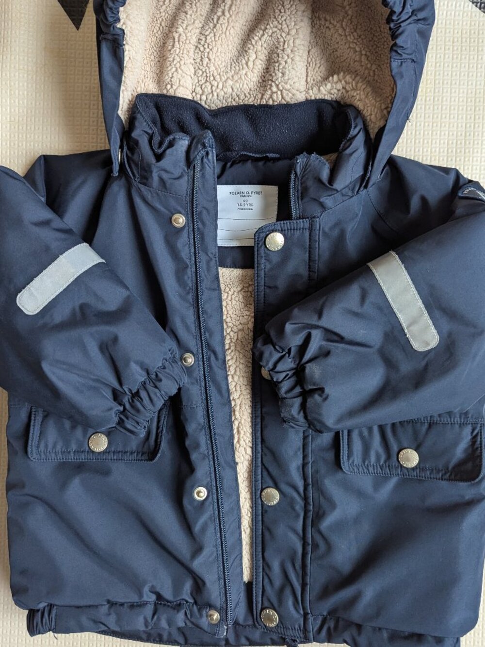 Polarn O. Pyret Pile-Lined Insulated Winter Parka – Dark Sapphire